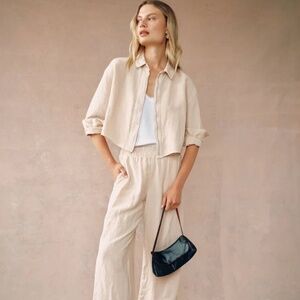 Oversized Cropped Shacked ~ Moroccan Sand